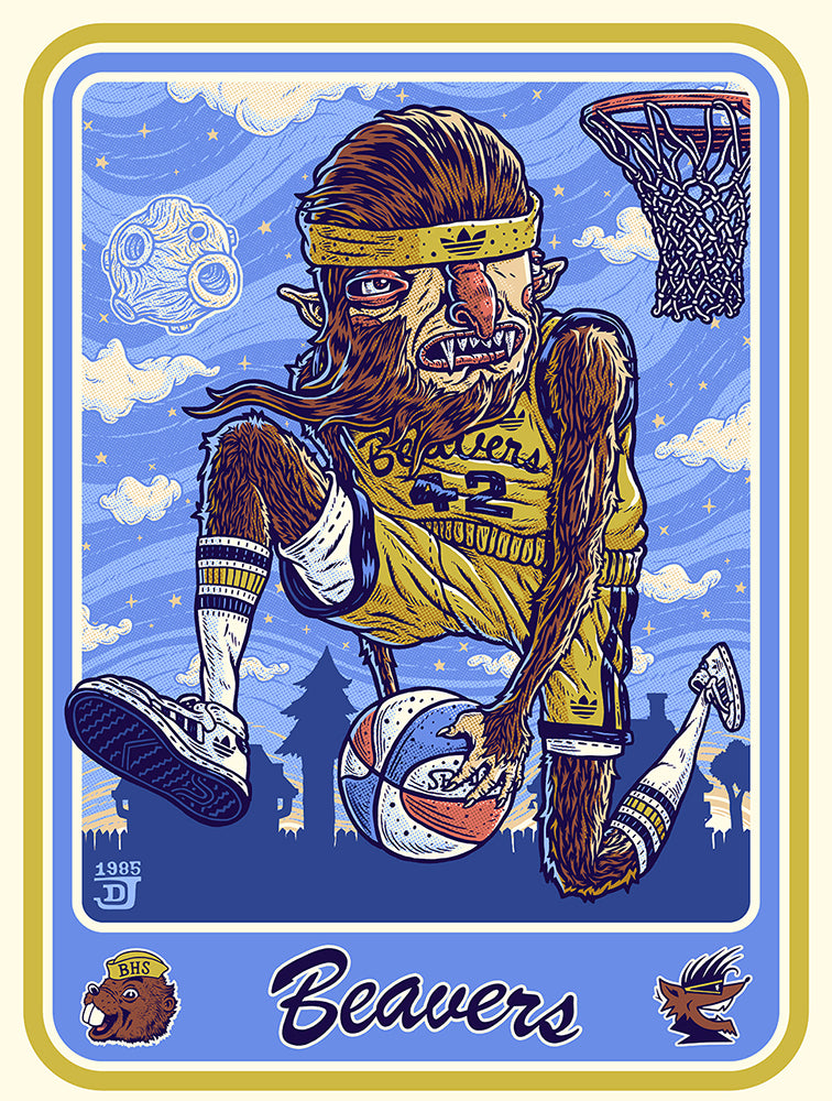 Teen Wolf : Signed & Numbered 9-Color Screenprint Poster Edition of 40