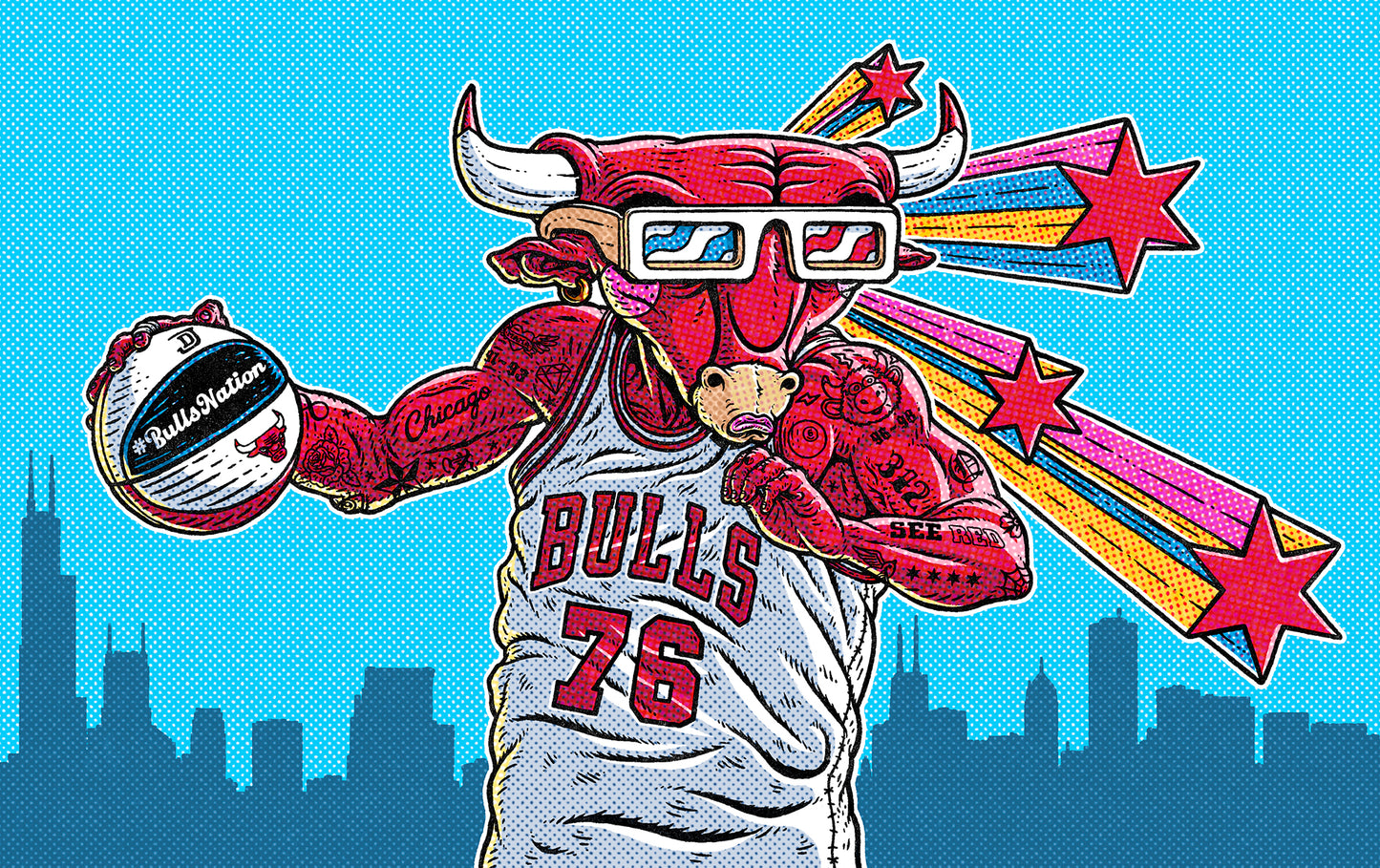 Chicago Bulls BMO Hat by Joey D. Series 8