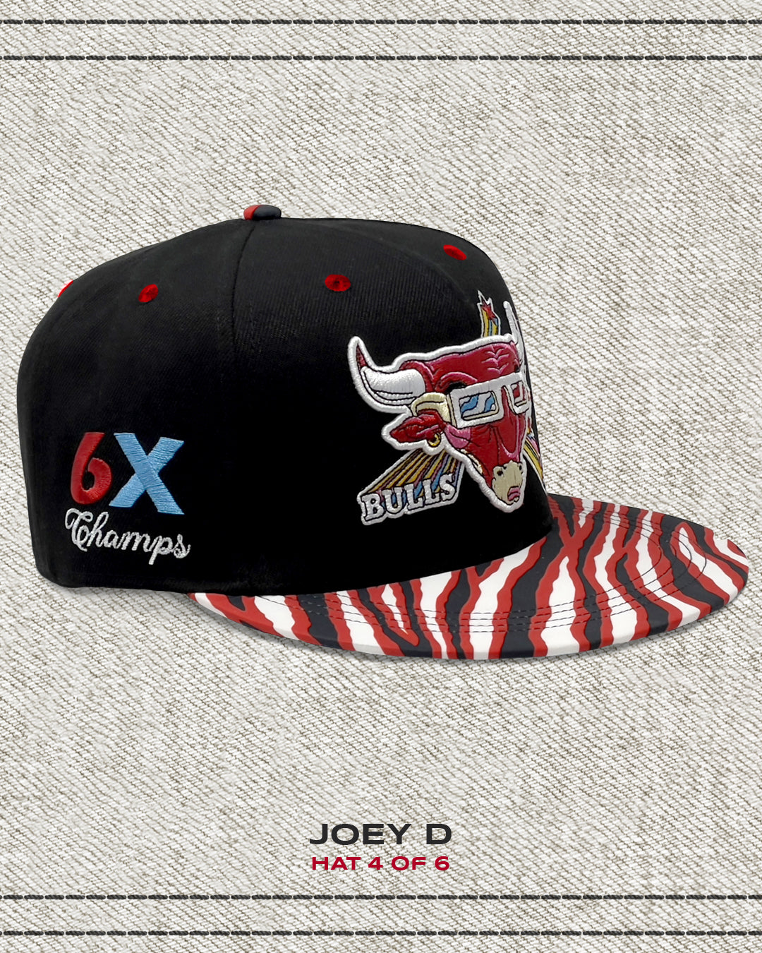 Chicago Bulls BMO Hat by Joey D. Series 8
