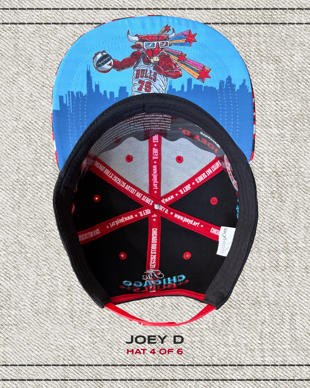 Chicago Bulls BMO Hat by Joey D. Series 8