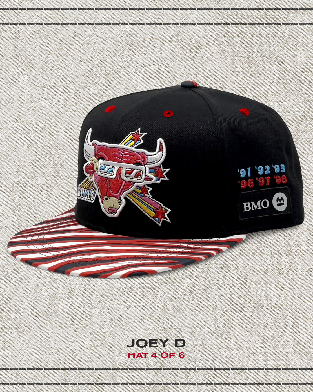 Chicago Bulls BMO Hat by Joey D. Series 8